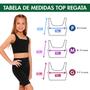 Imagem de Conjunto Treino Top e Short Menina Infantil Esporte Ginástica Fitness