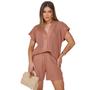 Imagem de Conjunto Tricot 2 Peças Verão SHorts Camis Kimono Saída de Praia