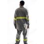 Imagem de Conjunto Uniforme Faixa Refletiva Segurança do Trabalho EPI Nr10 Eletricista Mecanico Construçao Obra Estrada Rodovia Anti Chamas