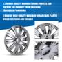 Imagem de Conjunto universal cromado de 13 polegadas Hubcaps I1MOTOR R13