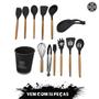 Imagem de Conjunto Utensílios De Cozinha De Silicone Kit Com 13 Peças