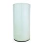 Imagem de Conjunto Vaso Mesa Decoração Tubo Cilindrico Vidro Enfeite Flores Casa Escritório Sala Branco Preto Nude 10x30 cm