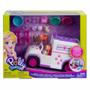 Imagem de Conjunto Veículo e Boneca - Polly Pocket - Hospital Móvel dos Bichinhos - Mattel