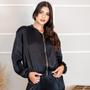 Imagem de Conjunto Veludo Feminino Elegante Moda Quentinho Premium Top Lançamento Plush Inverno Proteção Gelado Esquenta