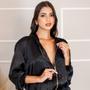 Imagem de Conjunto Veludo Feminino Elegante Moda Quentinho Premium Top Lançamento Plush Inverno Proteção Gelado Esquenta