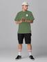 Imagem de conjunto verde com bone five cristal
