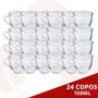 Imagem de Conjunto Xicaras Linha Cha Cafe Vidro 150Ml Resistente - 24 UN