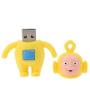 Imagem de Conjuntos de acessórios de computador teletubbies forma cartoon silicone usb flash disk amarelo 2gb