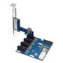 Imagem de Conjuntos de Adaptadores PCI-E para 4 Portas PCI-E 1x - Placa Conversora