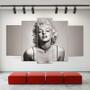 Imagem de Conjuntos De Quadros 5 Peças Marilyn Monroe Para Decoraçao