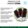 Imagem de Conjuto 10 Frasco Para Vitamina em Capsula Ambar 220ml