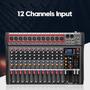 Imagem de Console Le-712 Mesa De Som 12 Canais Bluetooth Usb Mixer Mp3