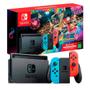 Console Nintendo Switch + Joy-Con Neon + Mario Kart 8 Deluxe + 3 Meses de Assinatura Nintendo Switch Online, Azul e Vermelho - HBDSKABL2 Imagem de Console Nintendo Switch + Joy-Con Neon + Mario Kart 8 Deluxe + 3 Meses de Assinatura Nintendo Switch Online, Azul e Vermelho - HBDSKABL2