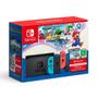 Imagem de Console Nintendo Switch V2 com 1 Controle Joy-Con vermelho e Azul + Super Mario Bros. Wonder + 3 Meses Assinatura, HBDSKABSC