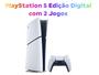 Console Sony PlayStation 5, SSD 825GB, Controle Sem Fio DualSense + 2 Jogos Digitais, Edição Digital Imagem de Console Sony PlayStation 5, SSD 825GB, Controle Sem Fio DualSense + 2 Jogos Digitais, Edição Digital