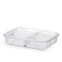 Imagem de Container Versátil Retangular Transparente com 3 Divisórias 1,8L - 1437