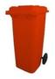 Imagem de Conteiner Lixeira Plastica 120l Contentor Com Rodas Jsn