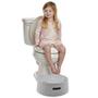 Imagem de Contornos - Bravo - Sistema de Potty de 3 Estágios com Cadeira potty, treinador de banheiro, step stool all in one - Cinza