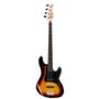 Imagem de Contrabaixo Cort 4 Cordas Jazz Bass GB 34JJ 3TS Sunburst