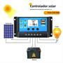 Imagem de Controlador De Carga Solar Com Display LCD Ajustável 12V 24V PWM 10A 30A 60A 100A EESBAO