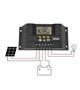Imagem de Controlador De Carga Solar Fotovoltaico Pwm 30a Lcd  Automático Regulador