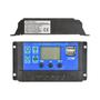 Imagem de Controlador de Carga Solar PWM 12V/24V - 10A/30A com Temporizador e Display LCD