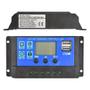 Imagem de Controlador de Carga Solar PWM 12V/24V - 10A/30A com Temporizador e Display LCD