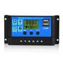 Imagem de Controlador de Carga Solar PWM/MPPT 12V/24V 10A com Display LCD Ajustável - Atacado