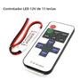Imagem de Controlador De Dimmer De Luz De Tira LED 12V Com Memória De Cor Única Remota Sem Fio RF De 11 Teclas