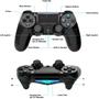 Imagem de Controlador game pad para Ps 4 Sem Fio Recarregável Joystick