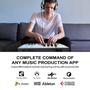 Imagem de Controlador MIDI M-WAVE de 25 Teclas com Pads de Bateria Bluetooth