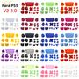 Imagem de Controlador PS5 V2 020 Conjunto Completo De Joysticks Botões DPad R1 L1 R2 L2 Direção ABXY Para JCD