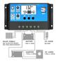 Imagem de Controlador Solar PWM 30A  Display LCD  Marca: Solar