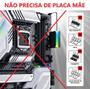 Imagem de Controladora de Led RGB 12v Para Cooler Fan e Fita de Led 4 Pinos Alimentação Molex