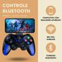 Imagem de Controle Bluetooth Para Celular Suporte Incluso Sem Fio Wireless G7 Joystick Gamepad Compatibilidade Universal Smartphones