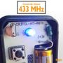 Imagem de Controle clone 433mhz 3t com bateria  -  preto