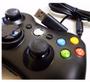 Imagem de Controle Com Fio compativel Xbox E Pc Manete Joystick Notebook Preto Gamer
