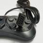Imagem de Controle Compatível com Mega Drive / Master System / Genesis com função Turbo Preto