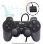 Imagem de Controle compatível com Playstation 2 Game Ps1 Ps2 Com Fio E Vibração Cor Preto - CONTROLEFR201