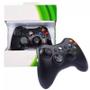 Imagem de Controle Compatível com Xbox 360 e PC Com Fio Preto Slim Joystick Cabo