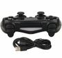 Imagem de Controle Compatível para Ps4  Wireless Play 4 Sem Fio Preto marca j.x - kbc