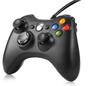 Imagem de Controle Compatível  para Xbox 360 Com Fio Joystick Slim