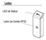 Imagem de Controle de Acesso HDL Id-3K Leitor RFID Tag Externo App Bluetooth