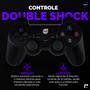 Imagem de Controle Gamer Para PC Notebook Double Shock USB 2.0 Dazz