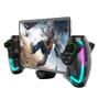 Imagem de Controle Gamer Profissional Com RGB LED Gatilhos Tipo Hall Ajustável Android los Tablet Função Turbo