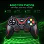 Imagem de Controle Gamer Sem Fio com Suporte Celular Joystick Manete Bluetooth 2.4G Ovleng SN-V8