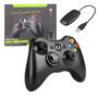 Imagem de Controle Gamer  -SEM FIO- Wireless 2.4G Joystick com receptor PC Computador Kapbom KAP-360G