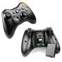 Imagem de Controle Gamer  -SEM FIO- Wireless 2.4G Joystick com receptor PC Computador Kapbom KAP-360G