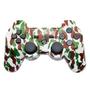 Imagem de Controle Joystick Compatível PS3 Play Game Camo Brown Green