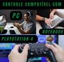 Imagem de Controle Joystick Manete Video Game Compatível Sem Fio Bluetooth Pc Notebook Smart Tv Wireles